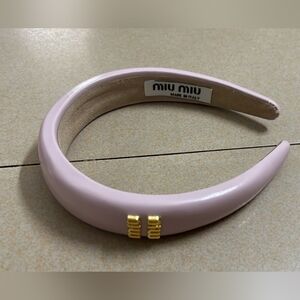 Pink Miu Miu Headband